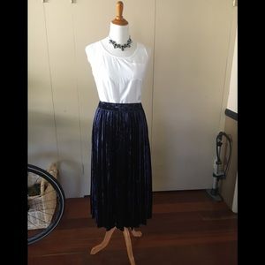 Crushed Velvet Skirt